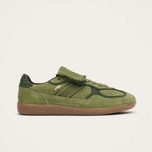 Tb.490 Club Suede Green Leather Sneakers from Alohas