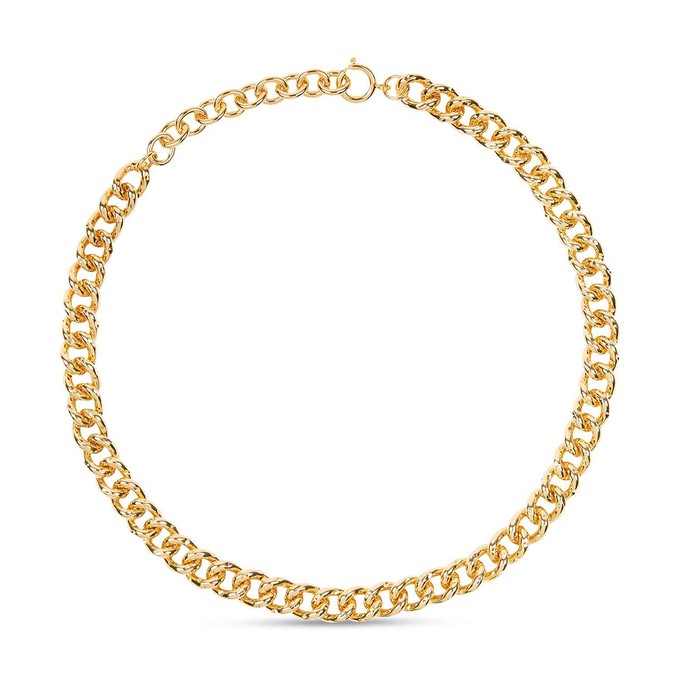 Gia Thick Gold Chain Necklace from Amadeus