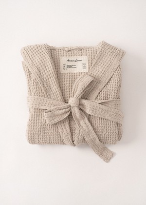 Women’s Waffle Bathrobe from AmourLinen