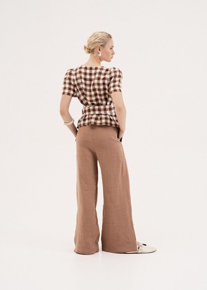 Leah Pants with Slits from AmourLinen