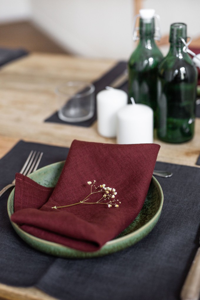 Linen napkins set of 2 from AmourLinen