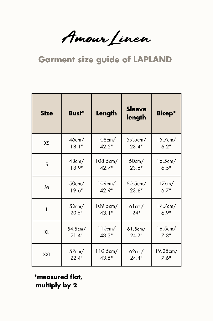 LAPLAND dress in Charcoal from AmourLinen