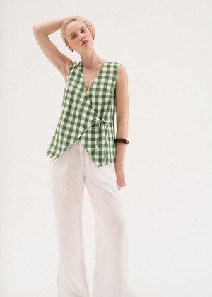 Blanca Wrap Top from AmourLinen