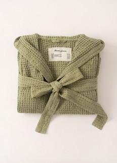 Women’s Waffle Bathrobe via AmourLinen