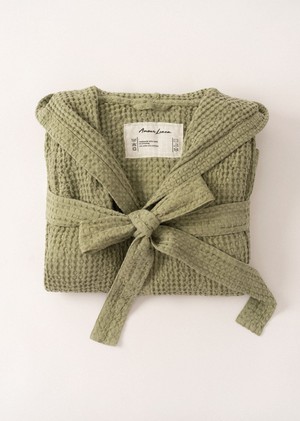 Women’s Waffle Bathrobe from AmourLinen