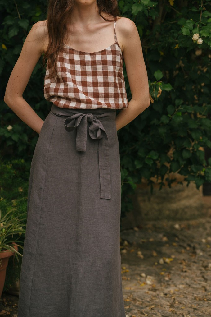 Iris Wrap Skirt from AmourLinen