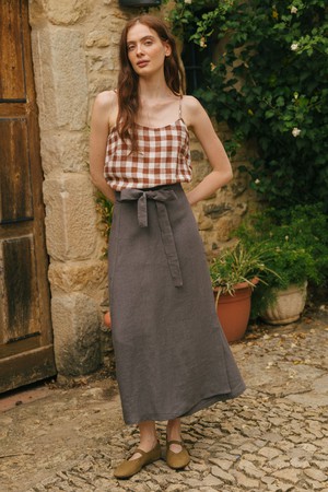 Iris Wrap Skirt from AmourLinen