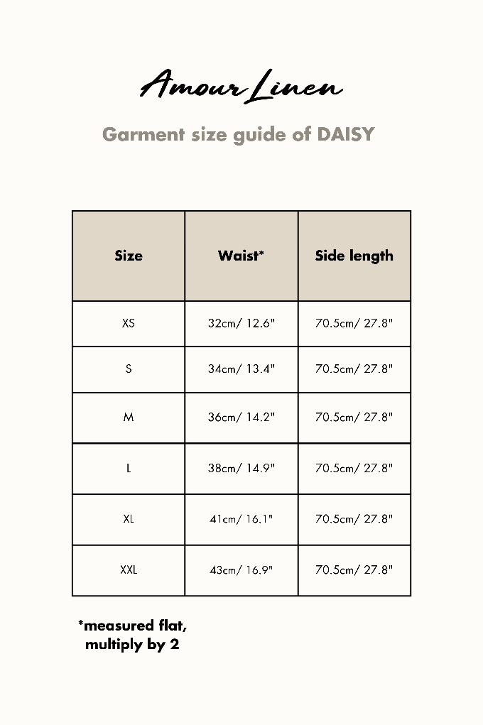 DAISY skirt in Terracotta from AmourLinen