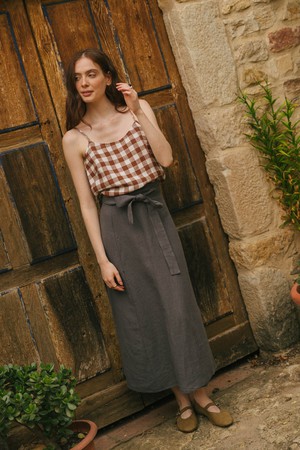 Iris Wrap Skirt from AmourLinen