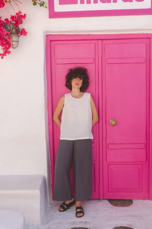 COLETTE top in White from AmourLinen