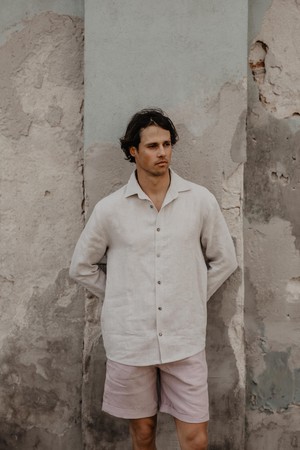 Classic linen shirt HECTOR | ARCHIVE SALE from AmourLinen