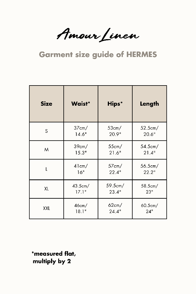 HERMES shorts in White from AmourLinen