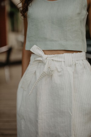 Bergen skirt in Cream | sale from AmourLinen