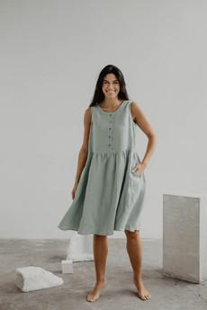 HAZEL dress in Dusty Rose | sale via AmourLinen