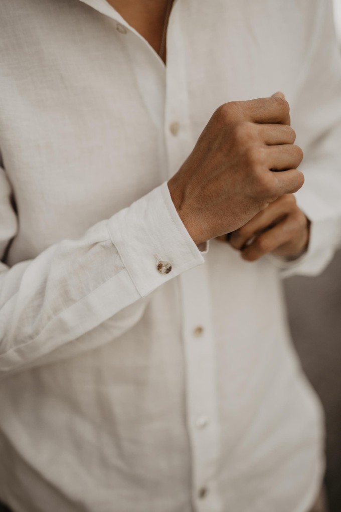 Classic linen shirt HECTOR | ARCHIVE SALE from AmourLinen
