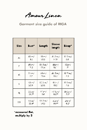 RIGA top in Terracotta from AmourLinen