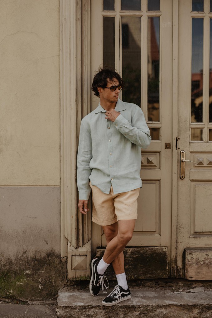 Classic linen shirt HECTOR | ARCHIVE SALE from AmourLinen