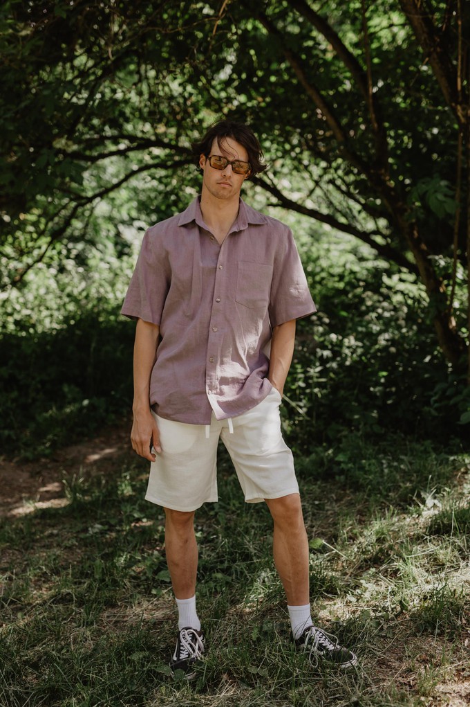 MAGNUS shirt in Dusty Lavender from AmourLinen