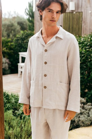 Linen loungewear set OLIVER | ARCHIVE SALE from AmourLinen