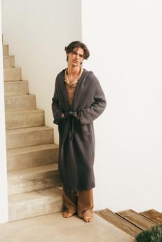 Waffle men's bathrobe | ARCHIVE SALE via AmourLinen