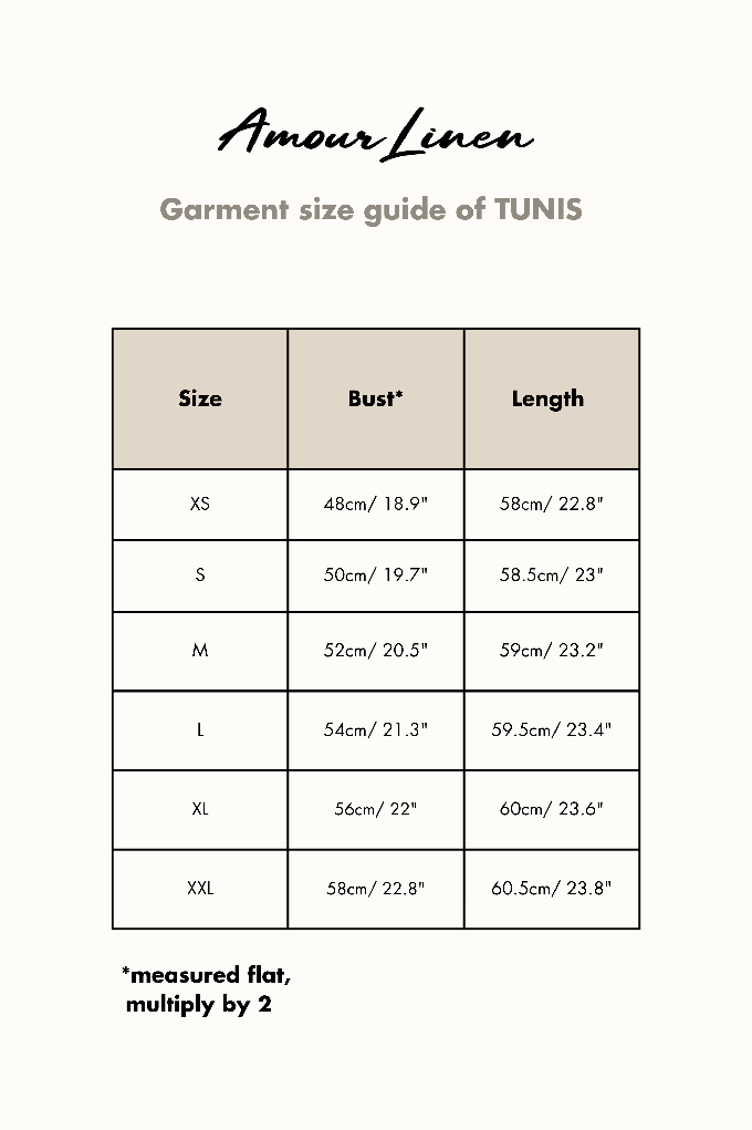 TUNIS top in Sage Green from AmourLinen