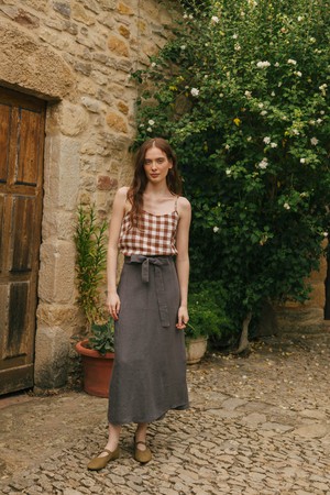 Iris Wrap Skirt from AmourLinen