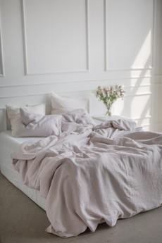 Linen bedding set in Cream via AmourLinen