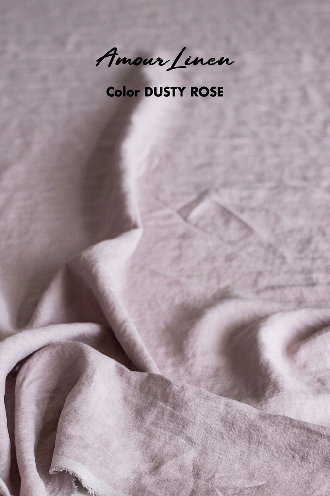 HAZEL dress in Dusty Rose | sale from AmourLinen
