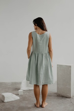 HAZEL dress in Dusty Rose | sale from AmourLinen