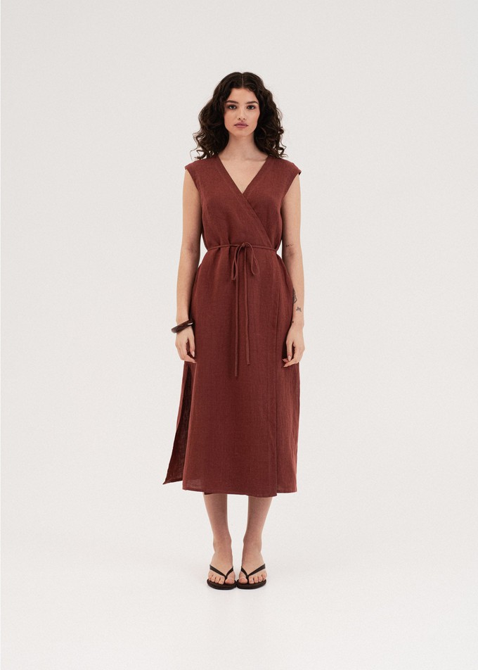Aurora mid length dress from AmourLinen