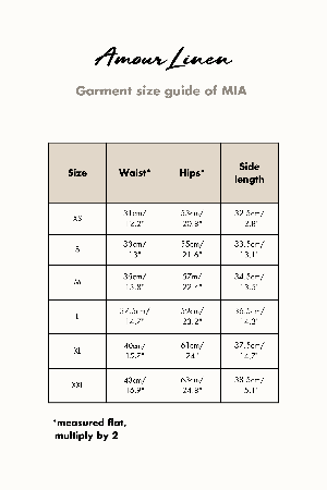 Mia linen shorts in Charcoal from AmourLinen