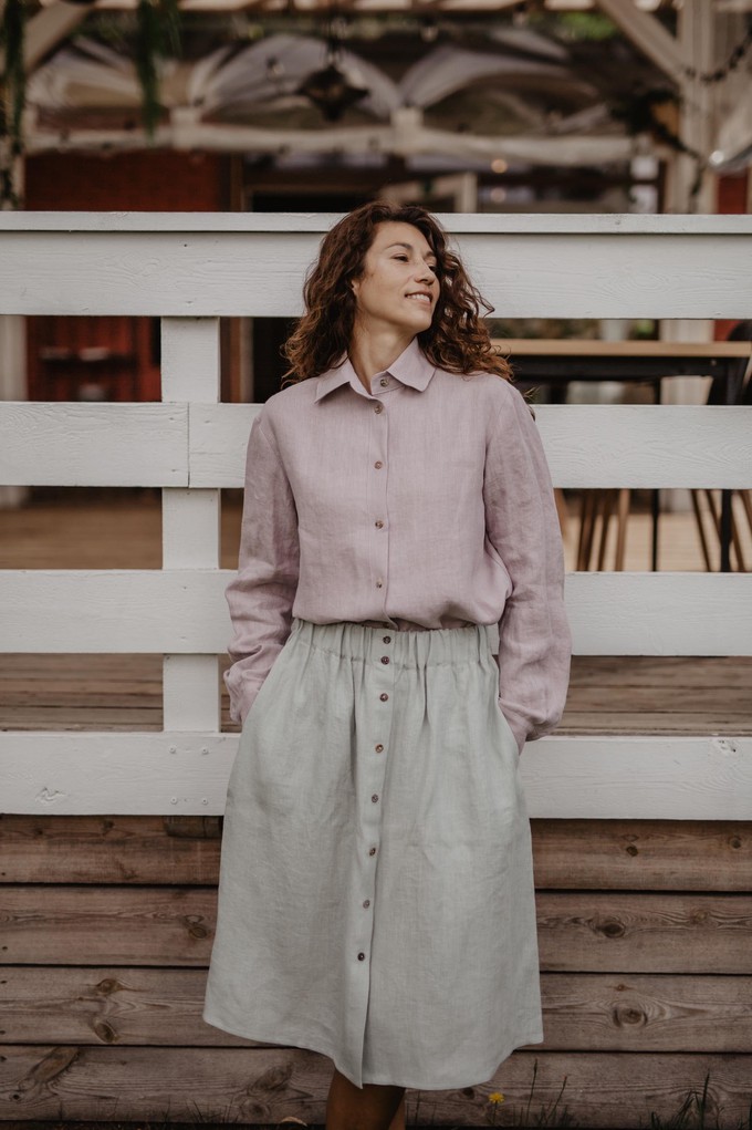 DAISY skirt in Cream from AmourLinen
