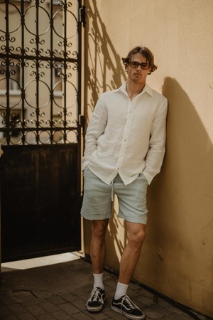 Classic linen shirt HECTOR | ARCHIVE SALE from AmourLinen