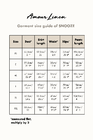 Snooze long sleeve linen pajama set in Cream from AmourLinen