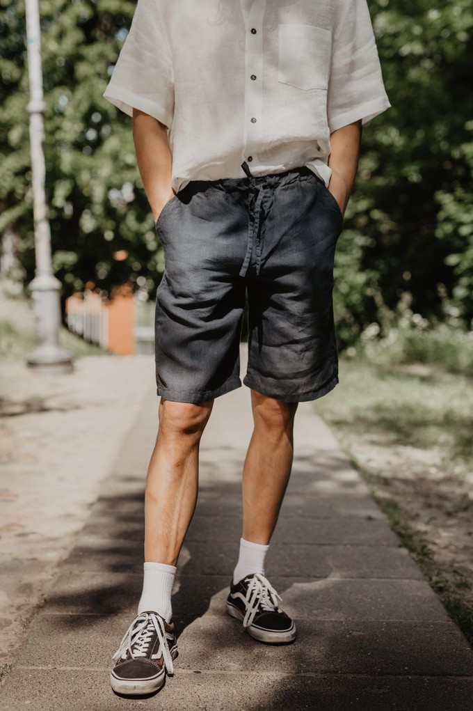 Classic linen shorts HERMES | ARCHIVE SALE from AmourLinen