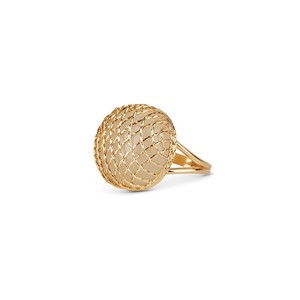 Chalcedony bold ring 14ct gold from Ana Dyla