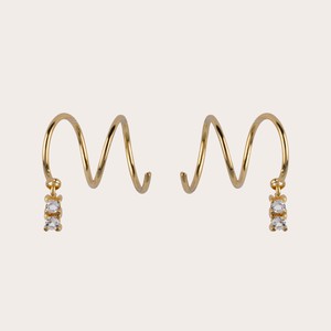 Rumi white topaas earrings from Ana Dyla