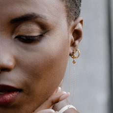 Azra citrine earrings via Ana Dyla