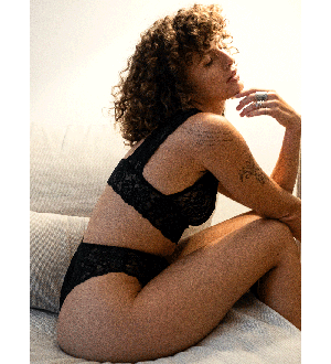 Black Amber Longline Set from Anekdot