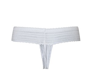 White Staple Seamless Thong from Anekdot