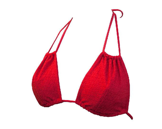 Geranium / Low Versatile Bikini Top from Anekdot