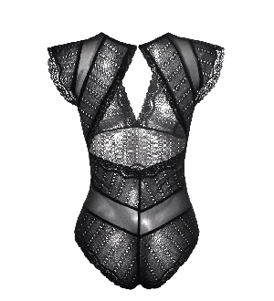 Amara Black Eyelet Bodysuit from Anekdot Amara Black Eyelet Bodysuit from Anekdot