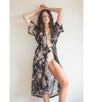 Sheer Floral Robe from Anekdot Sheer Floral Robe from Anekdot
