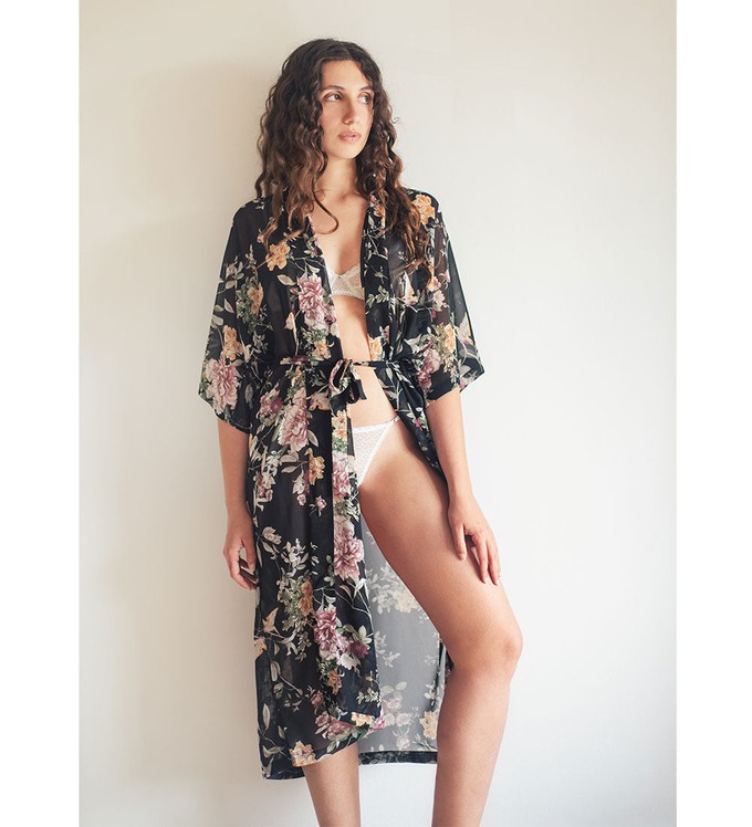 Sheer Floral Robe from Anekdot Sheer Floral Robe from Anekdot