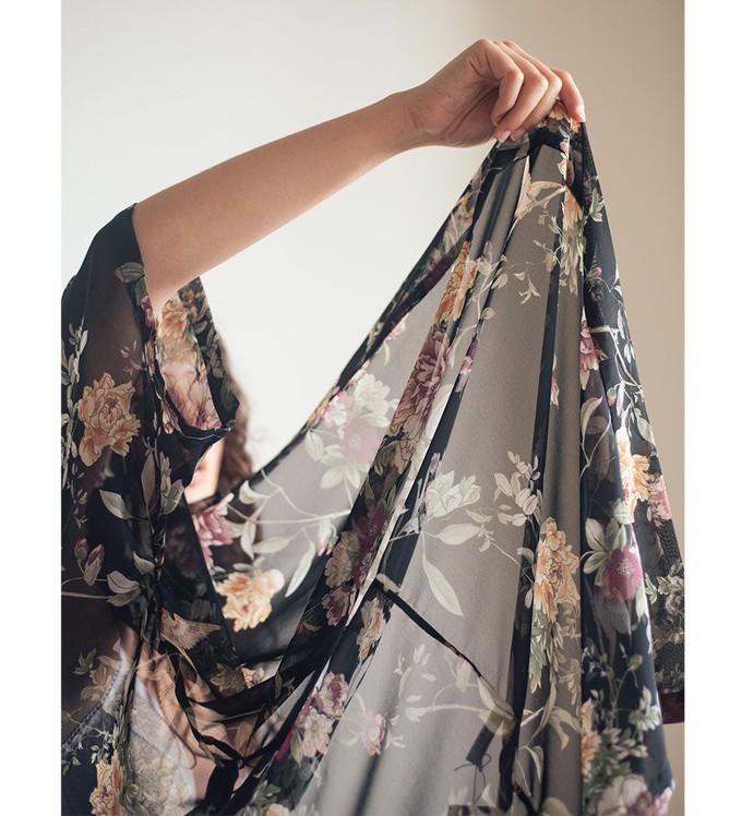 Sheer Floral Robe from Anekdot Sheer Floral Robe from Anekdot