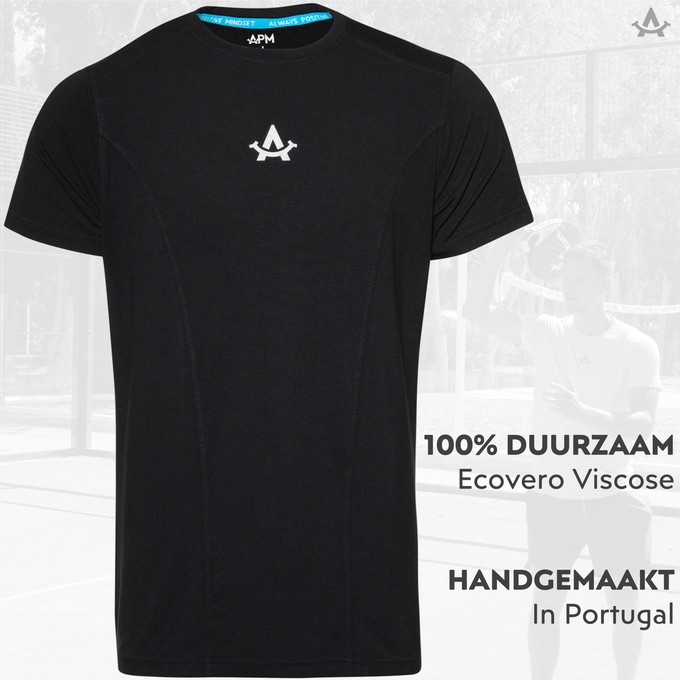 Sportshirt APM Zwart Heren from APM | Always Positive Mindset