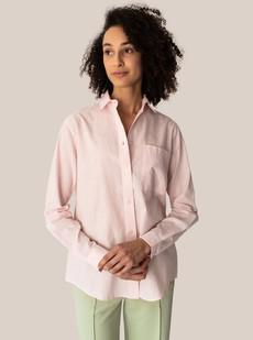 Willow - Linen blouse - Peach via Arber