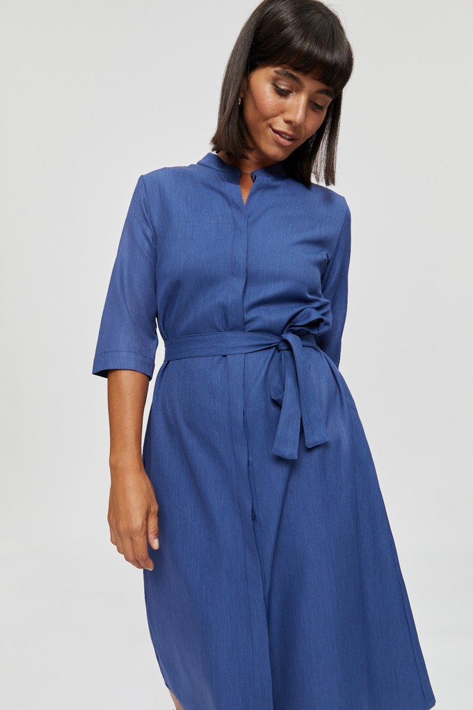 Lidia | Shirt Dress in Classic Blue from AYANI