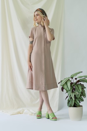 Melanie | Shirt Dress with short sleeves in rose from AYANI