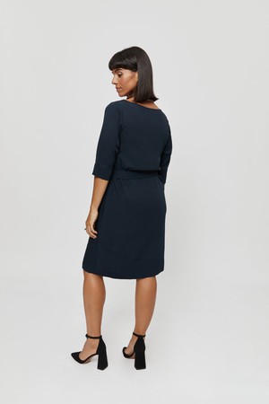 Catherine | Dress in Anthracite with optional belt from AYANI